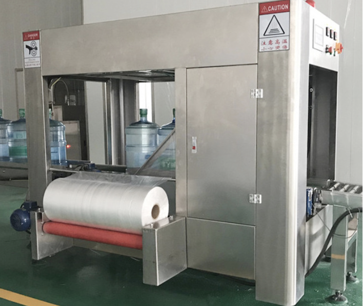 全自动大桶水套袋包膜机-水桶自动套袋机-套袋机维修