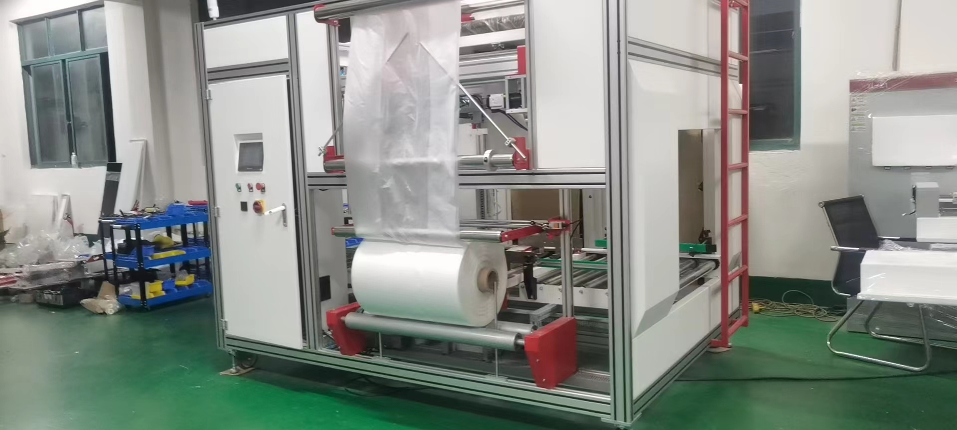 自动套袋机-套袋包装机维修-圆筒套袋机