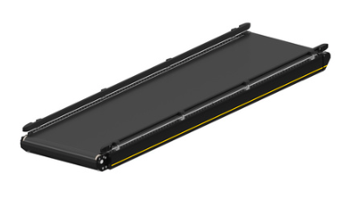 金属输送带-化工行业皮带输送机-转弯输送机