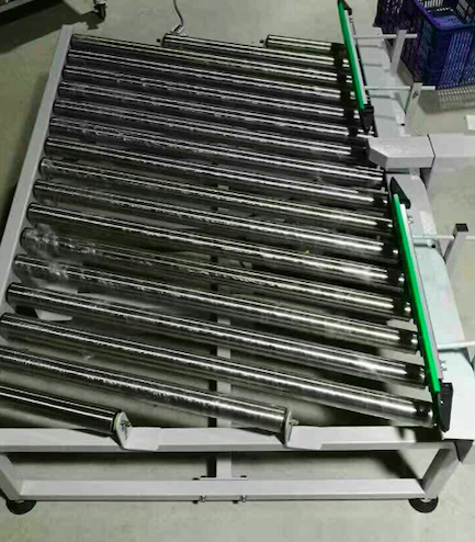 动力斜滚筒输送机-整线输送系统-转弯输送机